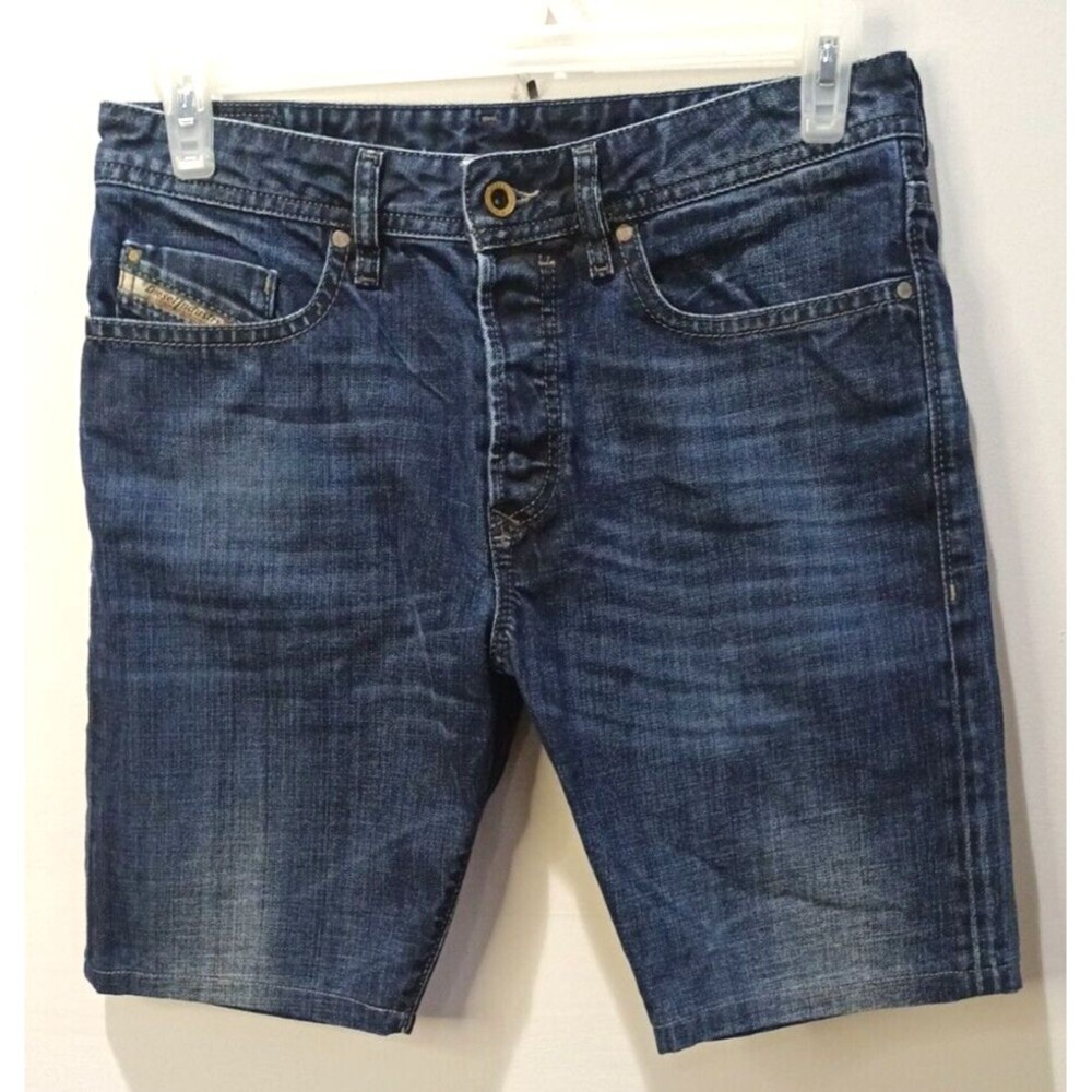 Diesel Industry Buster Regular Slim Tapered Mens Jean Shorts Size 31